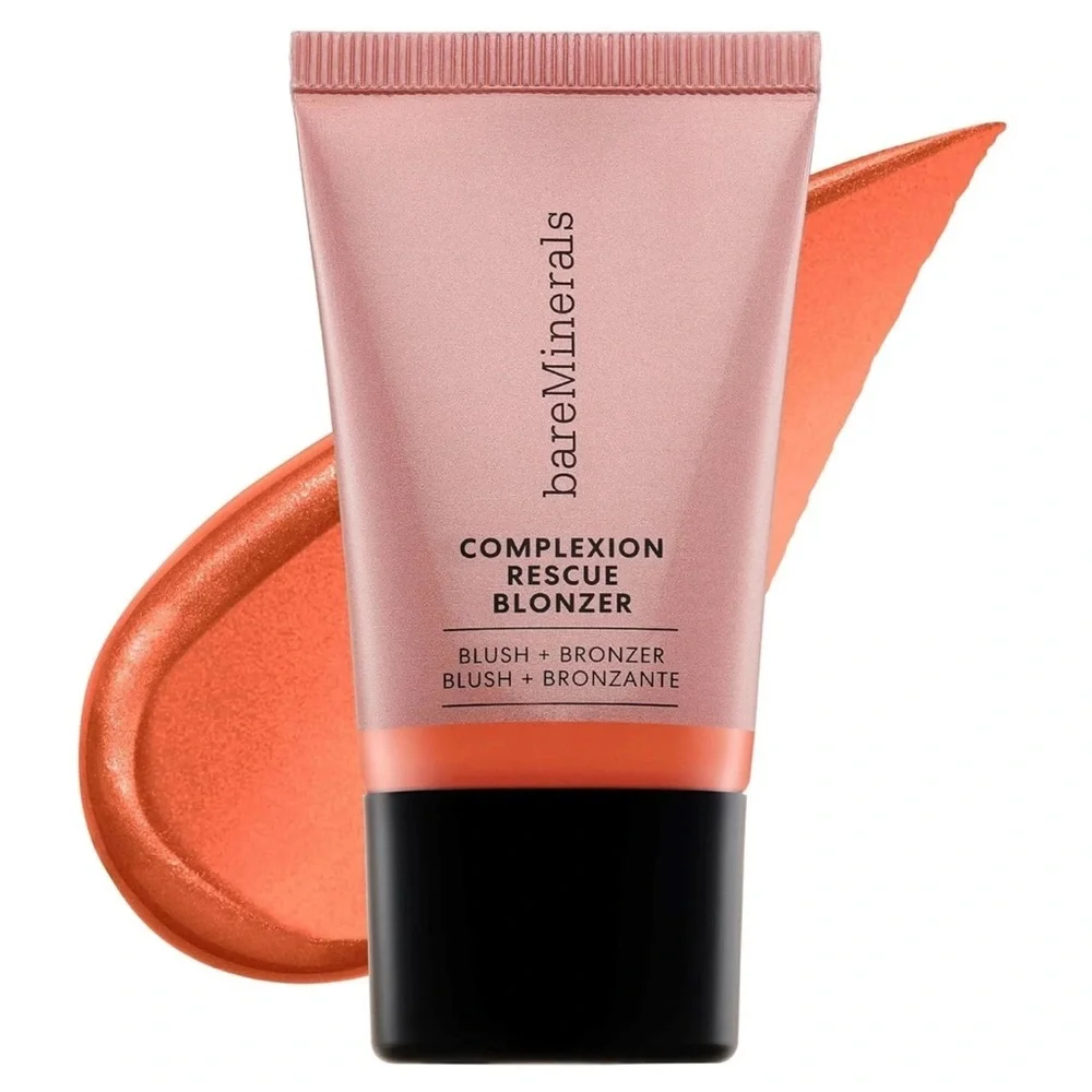 NEW bareMinerals COMPLEXION RESCUE LIQUID BLONZER Kiss of Copper Blush Bronzer